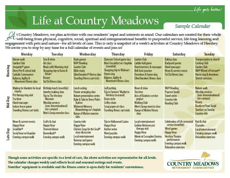 Country Meadows of Hershey Senior Living Community Assisted Living